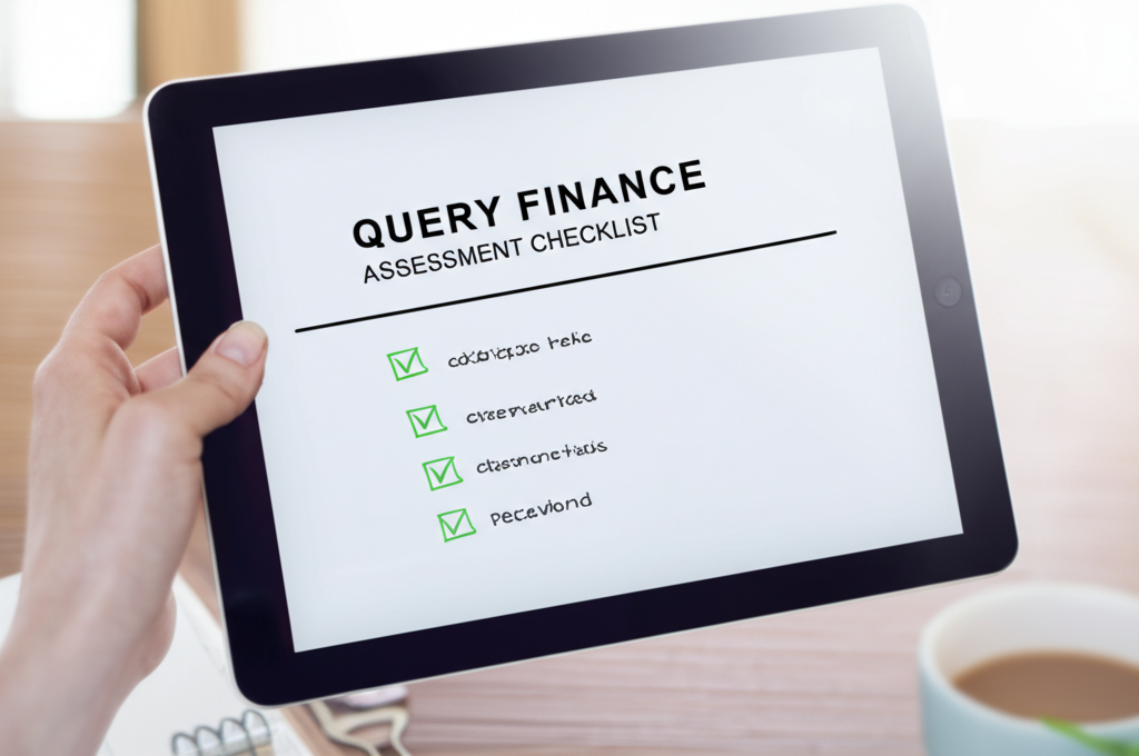 Finance & Accounting Assessment Checklist