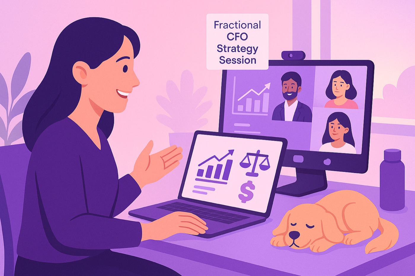 Finance professional in a strategy session